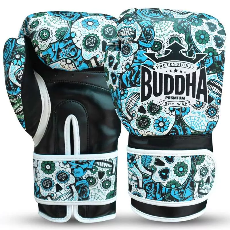 Guanti da boxe Buddha messicani (blu)