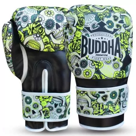 Guantes muay thai Buddha mexican (amarillo)