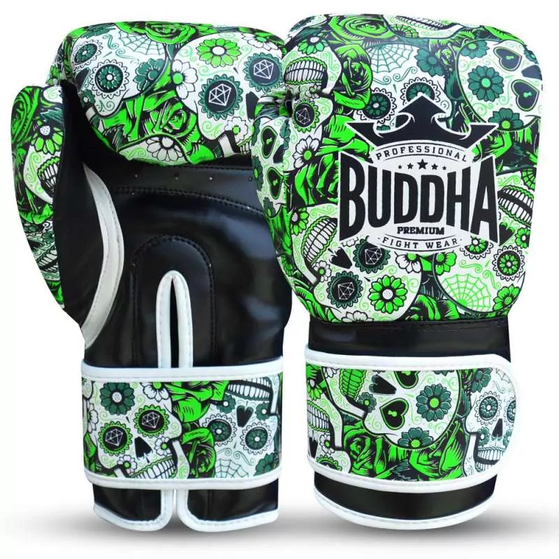 Guanti Buddha kick boxing messicano (verde)