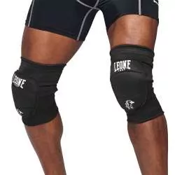 Joelheiras muay thai Leone PR328 (preto)