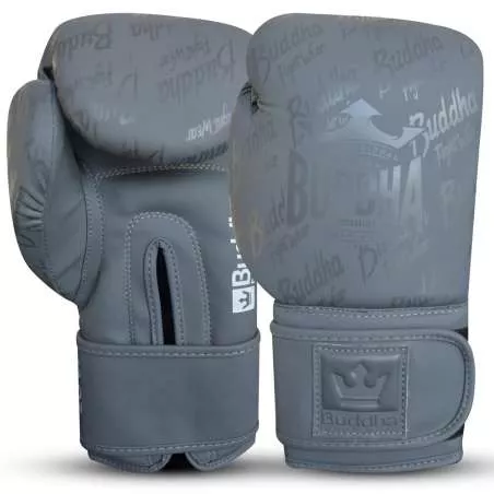 Luvas de boxe Buddha top premium (cinzeta)