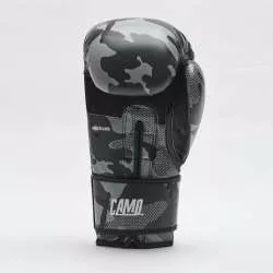 Luvas kick boxing Leone GN324 (camo cinza)3