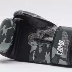 Luvas kick boxing Leone GN324 (camo cinza)4