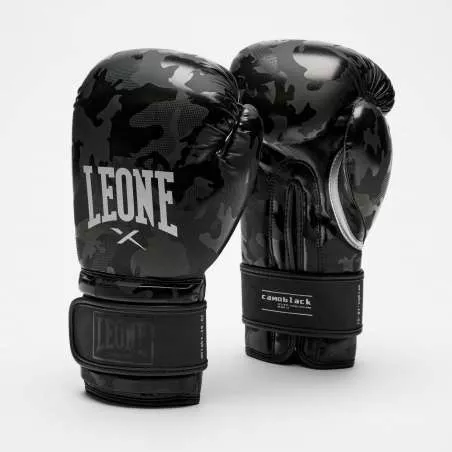 Luvas muay thai Leone GN327 (camo preto)