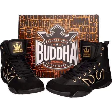 Botas de boxe Buddha epic (preto mate)