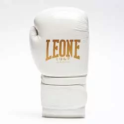 Guantes boxeo Leone GN059 (blancos)1