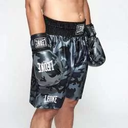 Pantaloncini da boxe Leone AB221 (grigio mimetico)