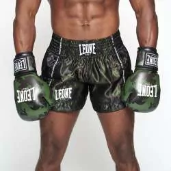 Shorts muay thai Leone AB961 (camo verde) 5