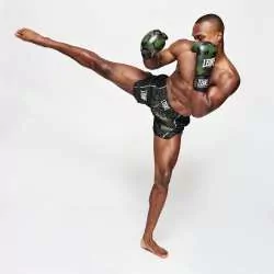 Shorts muay thai Leone AB961 (camo verde) 6