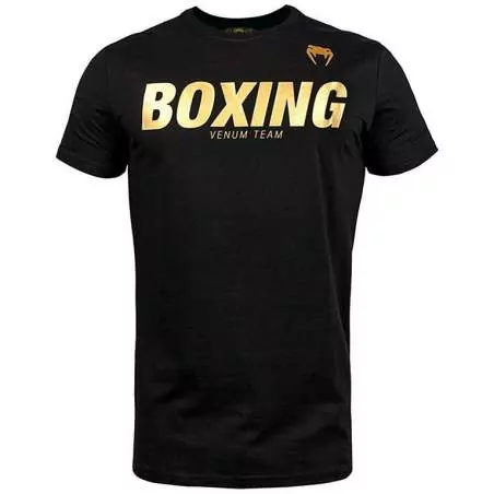 Maglietta Venum VT boxe oro nero