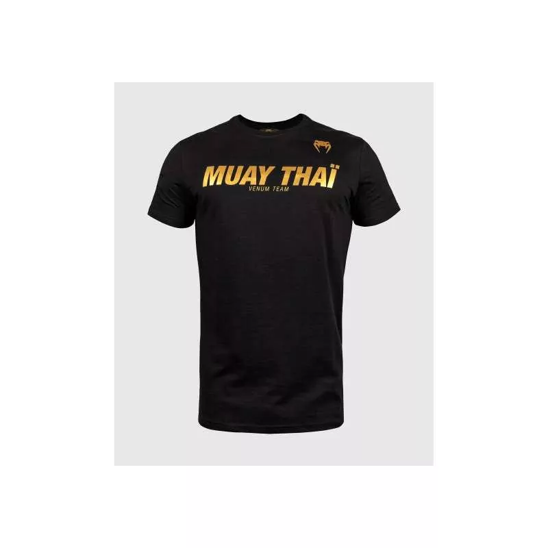 Maglietta Venum VT muay thai oro nero