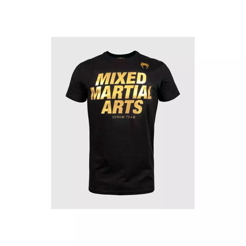 Venum Camiseta VT MMA negro oro