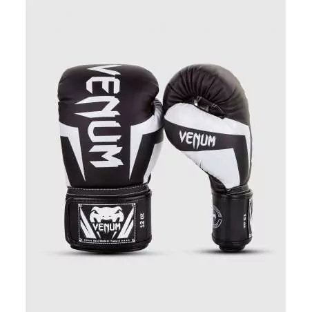 Guanti da boxe Venum Elite nero bianco