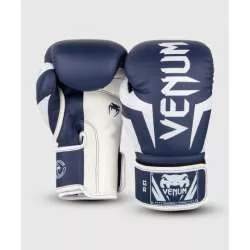 Guantes boxeo Venum elite navy blanco