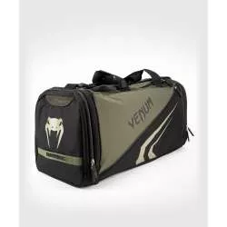 Bolsa deportiva Venum trainer lite evo (khaki/negra)2