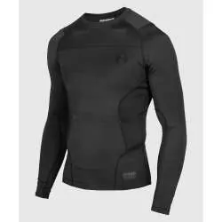 Rashguard grappling Venum g-fit (negra/negra)2