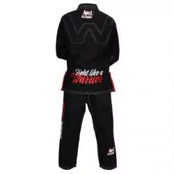 Uniforme BJJ Gi NKL warrior (nero) (1)