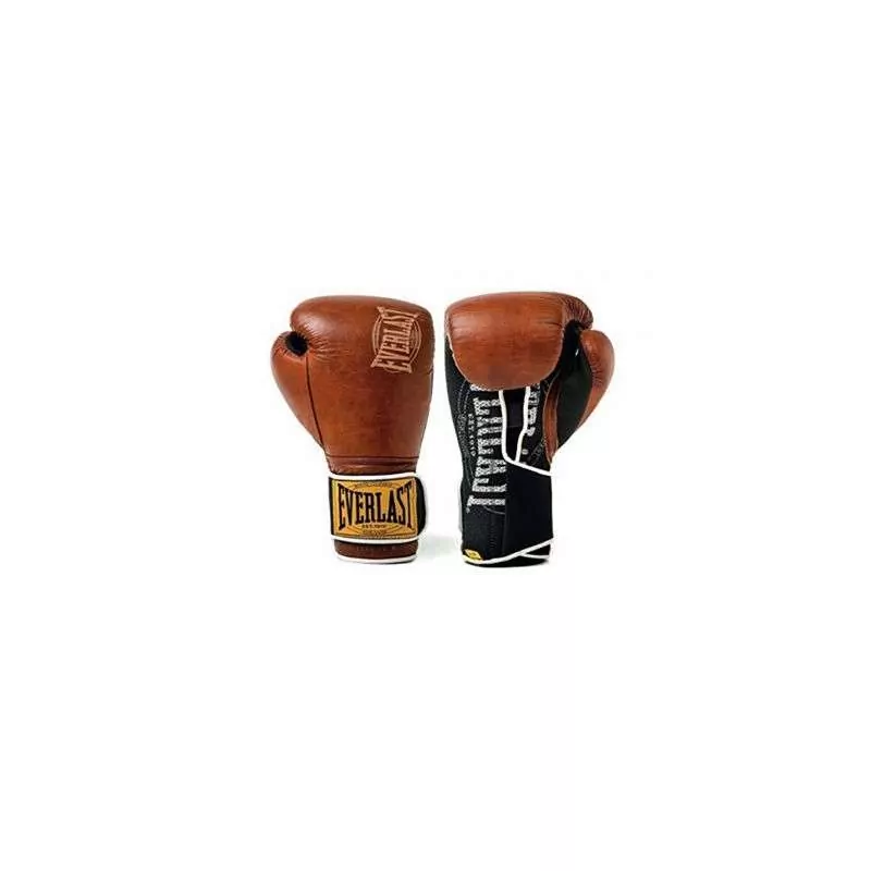 Guantes boxeo Everlast 1910 class training (marrón)