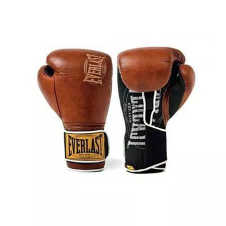 Everlast 1910 guanti da boxe per allenamento (marrone)