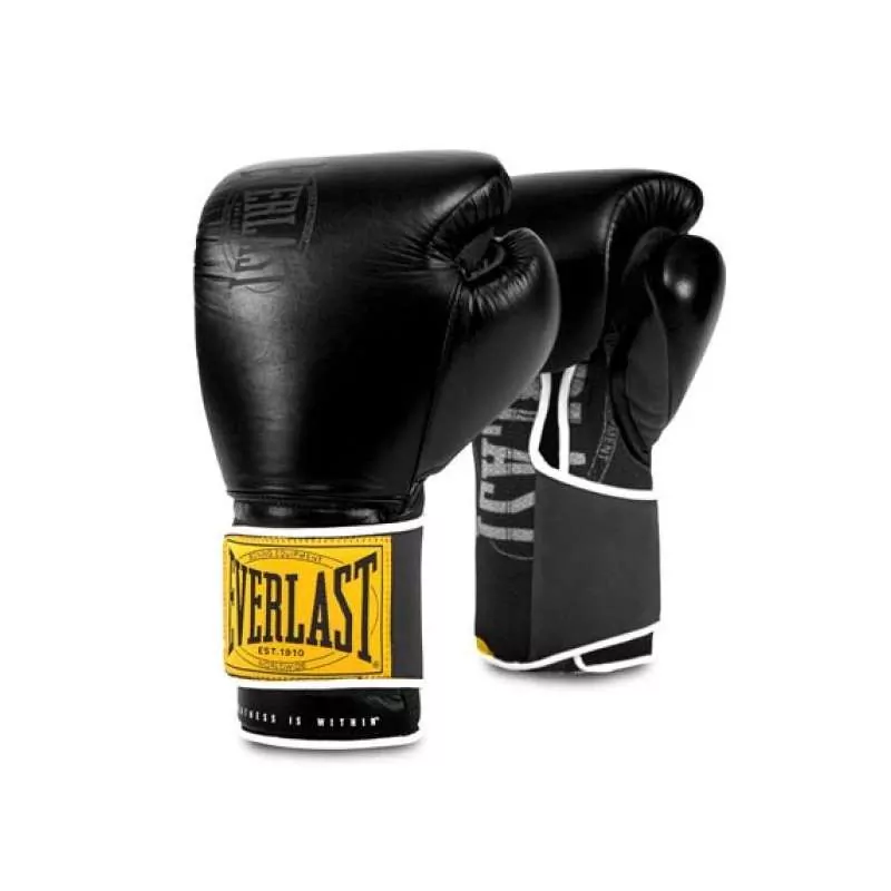 Guantes boxeo Everlast 1910 class training (negro)