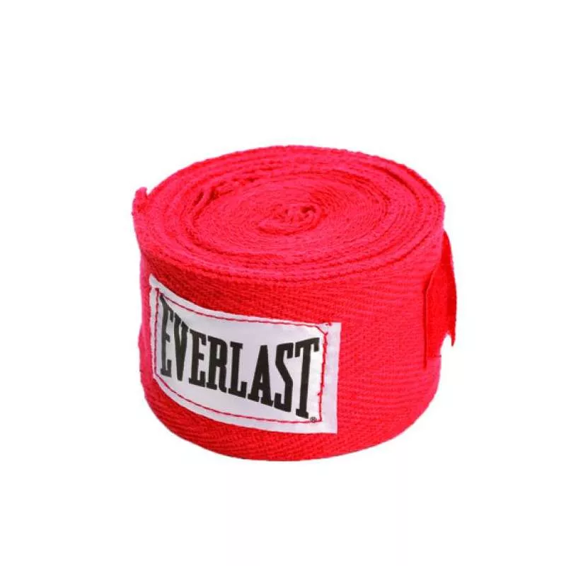 Everlast fasce per mani da boxe 457 cm (rosso)