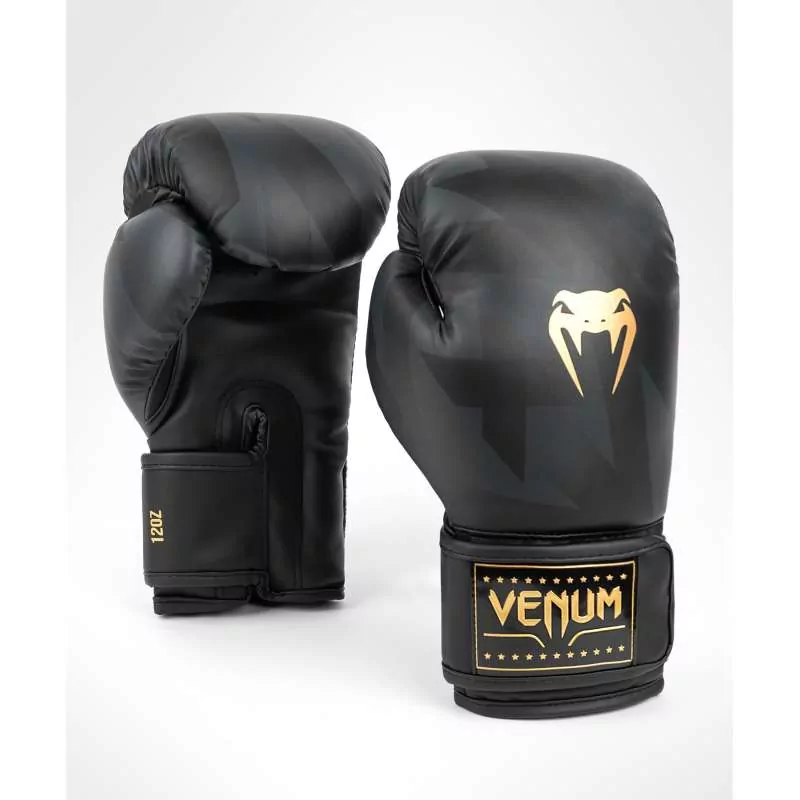 Guantes boxeo Venum Razor negro oro