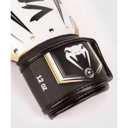 Guantes Venum elite Evo blanco oro2