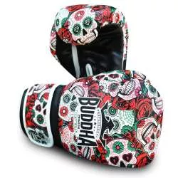 Guantes boxeo Buddha mexican (rojo)3