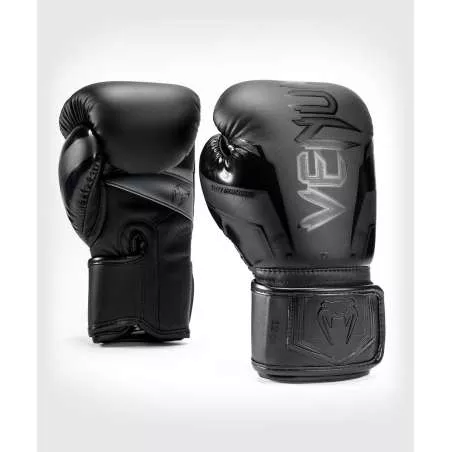 Luvas muay thai Venum elite evo (preto/preto)