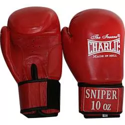 Guantes boxeo Charlie sniper amateur (rojo)