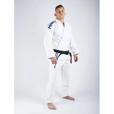 Giù di jiu jitsu brasiliano X4 (bianco)