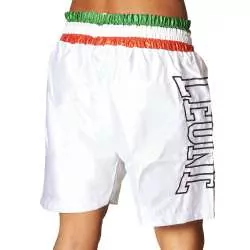 Pantaloncini da boxe Leone AB733 (bianco)(2)