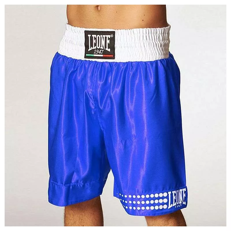 Pantaloni da boxe Leone AB737 (blu)