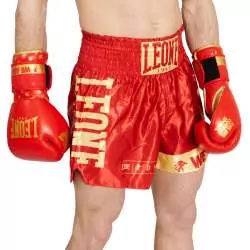 Pantaloni Muay Thai AB966 Leone rosso