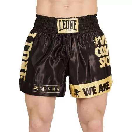 Pantaloncini da kick boxing AB966 Leone nero