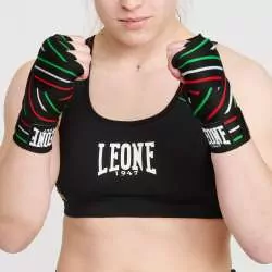 Leone muay thai mano avvolge bandiera 1