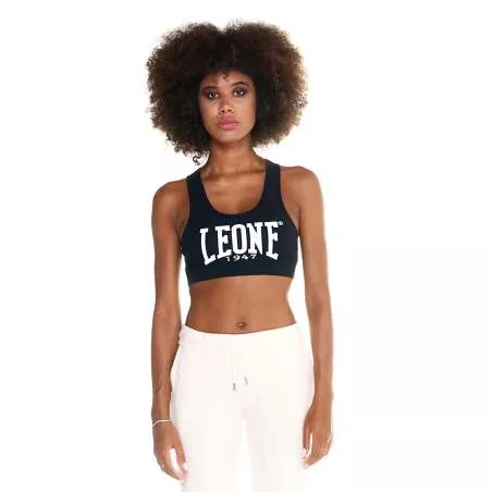 Top Leone basic da donna (nero)