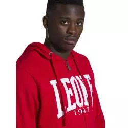 Sudadera cremallera Leone gran logo (rojo) 3