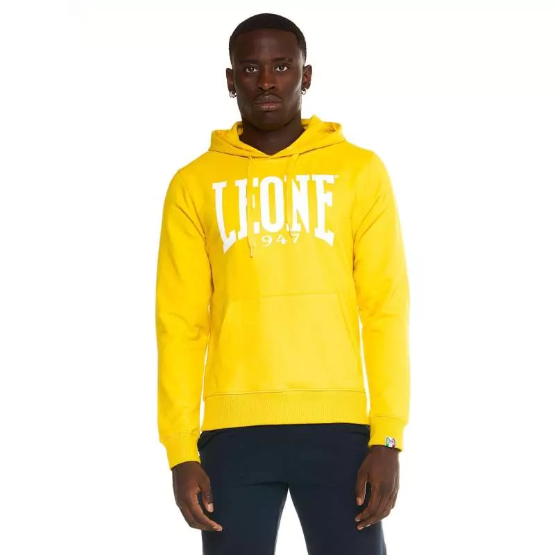 Sudadera boxeo Leone big logo (amarilla)