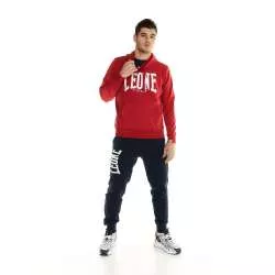 Sudaderas big logo Leone con capucha (roja) 1