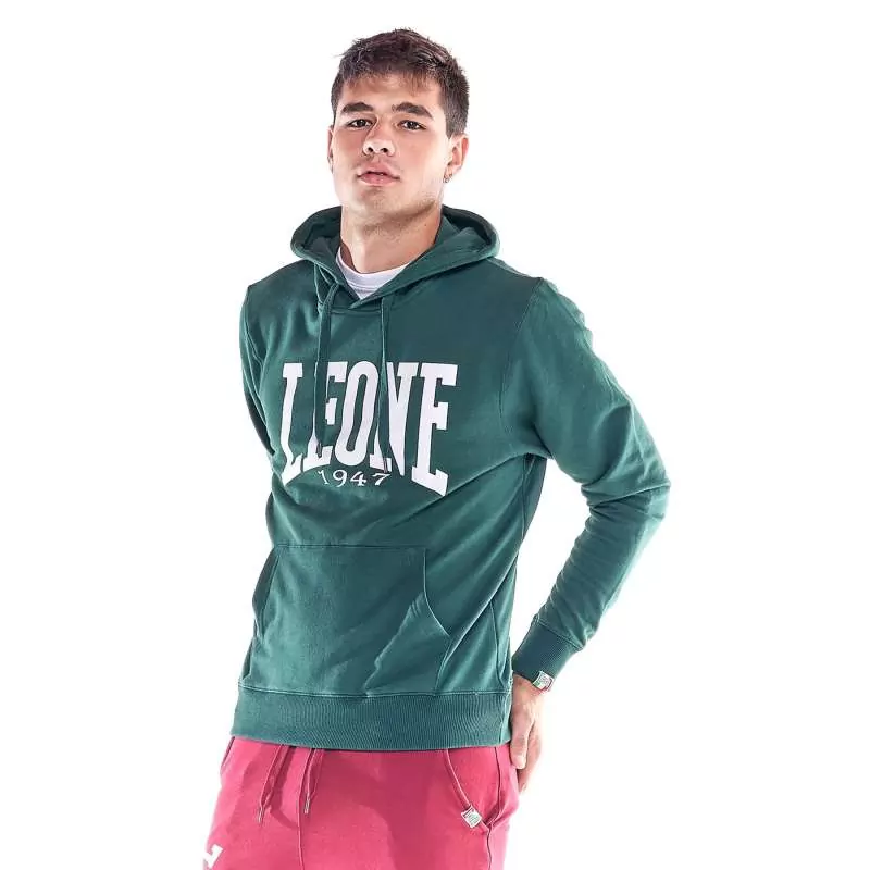 Sudadera Leone big logo (verde oscuro)