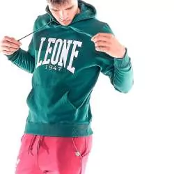 Sudadera Leone big logo (verde oscuro) 4