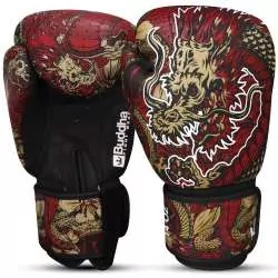 Guanti da kick boxing Buddha fantasia drago (rosso)