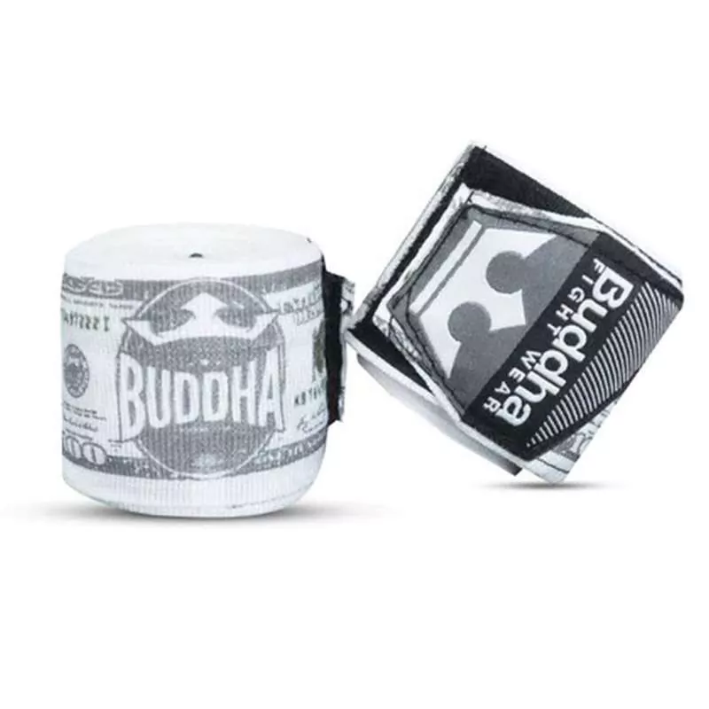 Buddha dollaro muay thai fasce per le mani (4,5 m)