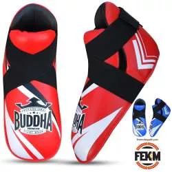 Botines de competición Buddha fighter (rojo)