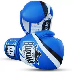 Guantes fighter Buddha competición (azul) 2