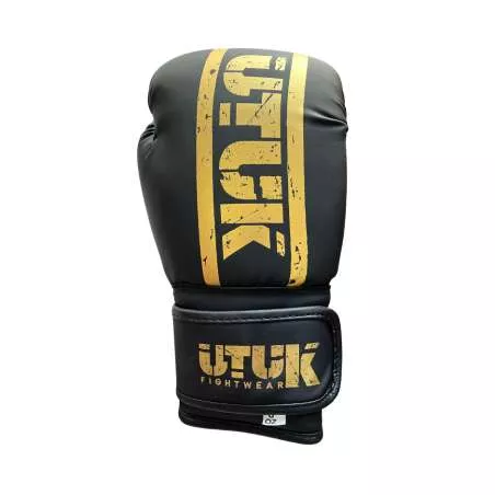 Guanti da boxe per bambini Utuk (nero/oro)