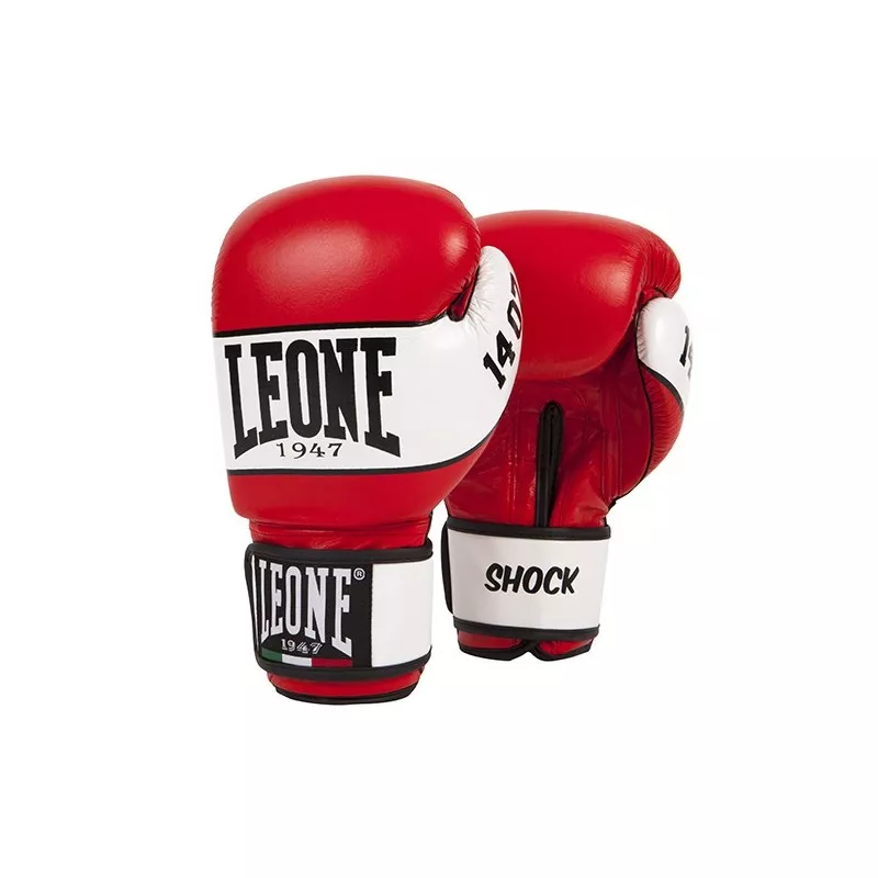 Guanti da kick boxing Leone shock (rosso)