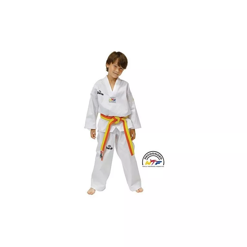Fato taekwondo TA1011 colarinho branco