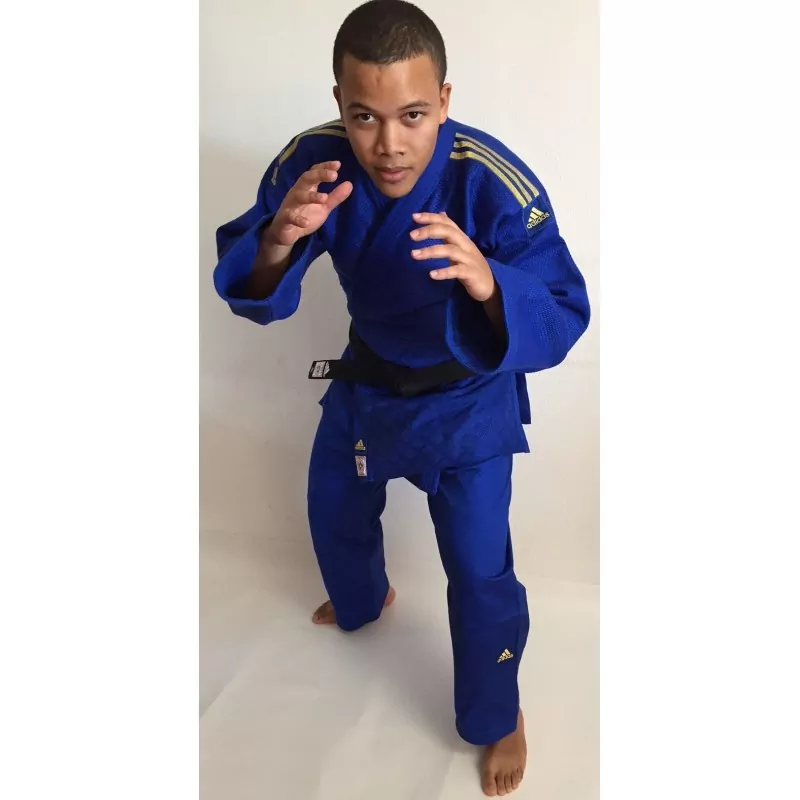 Judogui Adidas Champion II blu IJF 2015